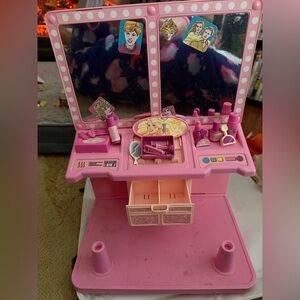 Pink Vanity Barbie Playset